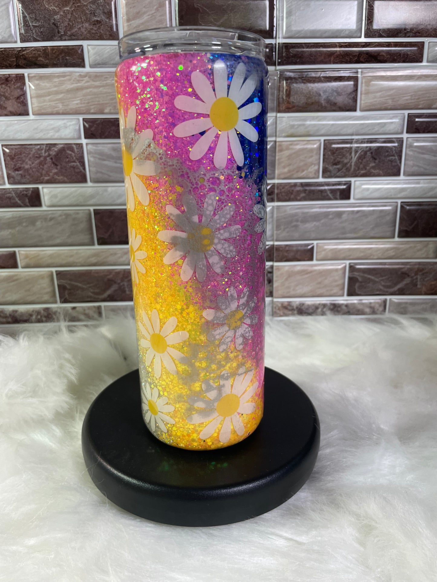 20 oz Stainless Steel Power Wash - Milky Way & Flowers Tumbler