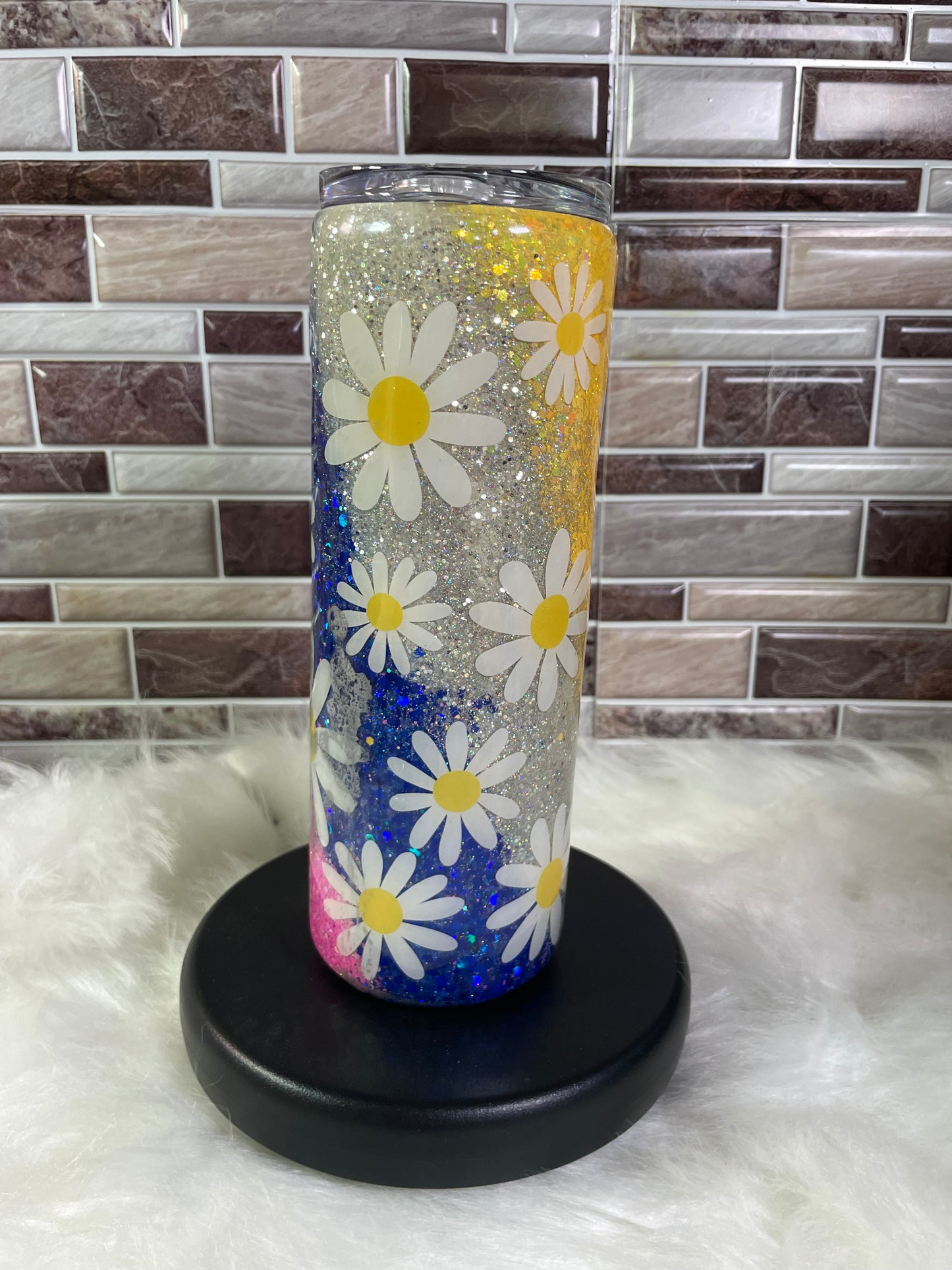 20 oz Stainless Steel Power Wash - Milky Way & Flowers Tumbler