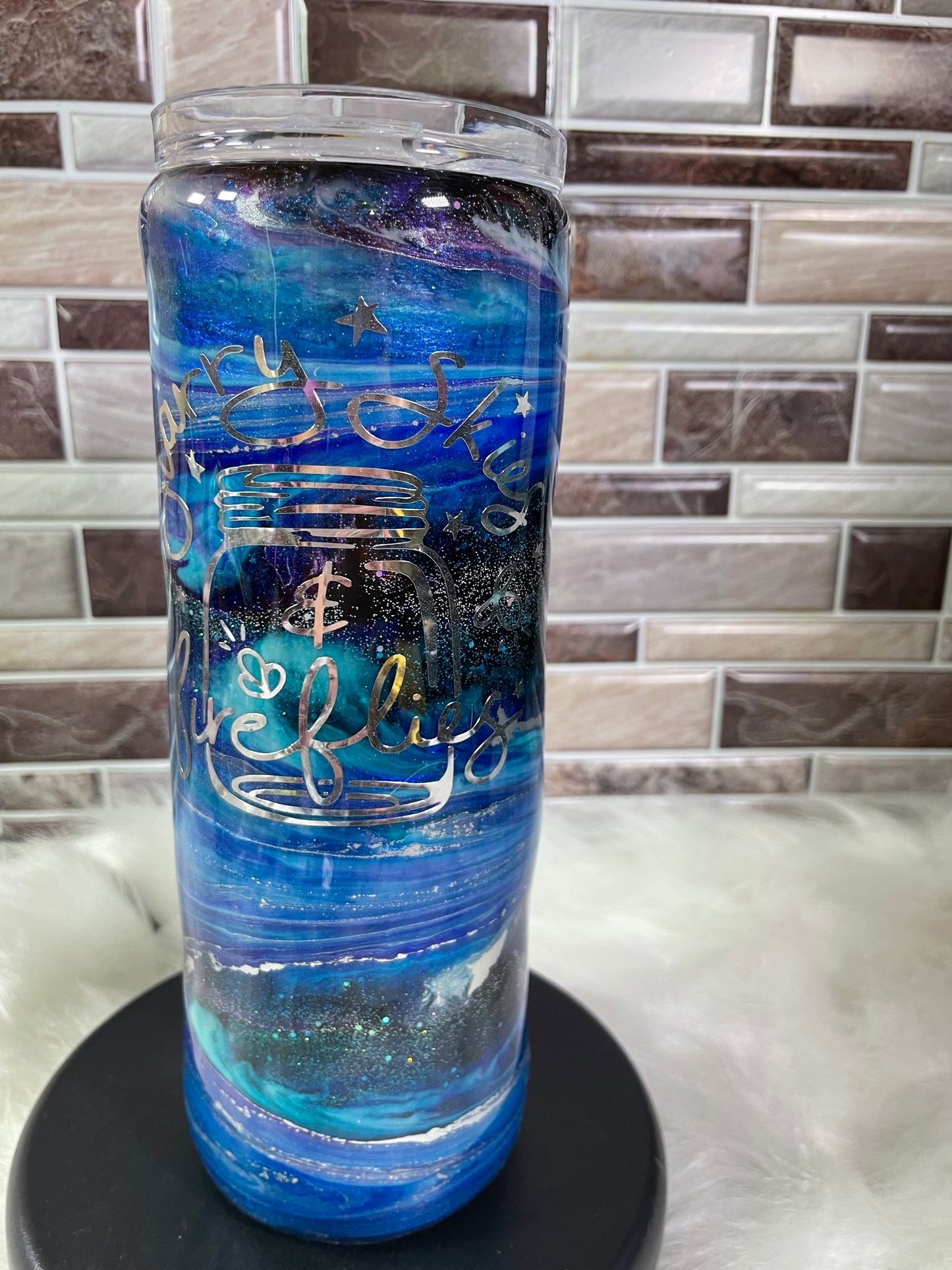 20 oz Stainless Steel Waymaker - Starry Skies & Fireflies Tumbler